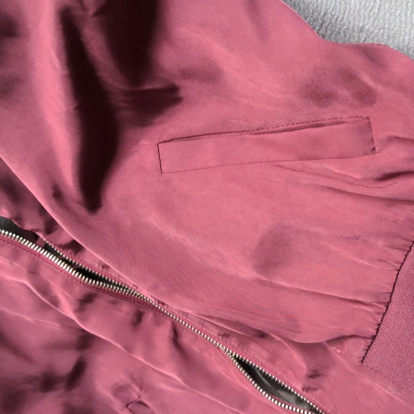 ✨Wow Couture Bergundy Lace up Jacket - Picture 3 of 3